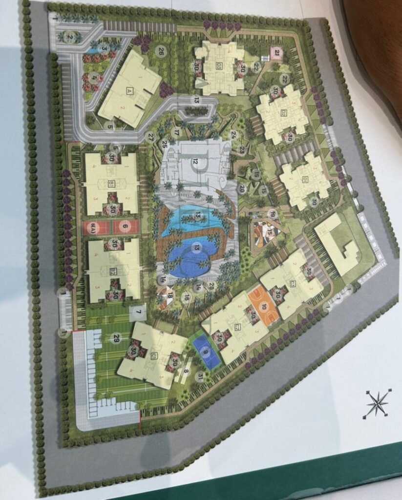 jde county wave city ghaziabad floor plan