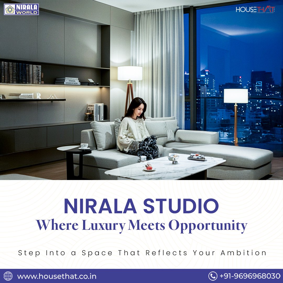 Find your dream home at Nirala Greater Noida West. Enjoy premium studio apartments designed for comfort and style, all at competitive prices.
