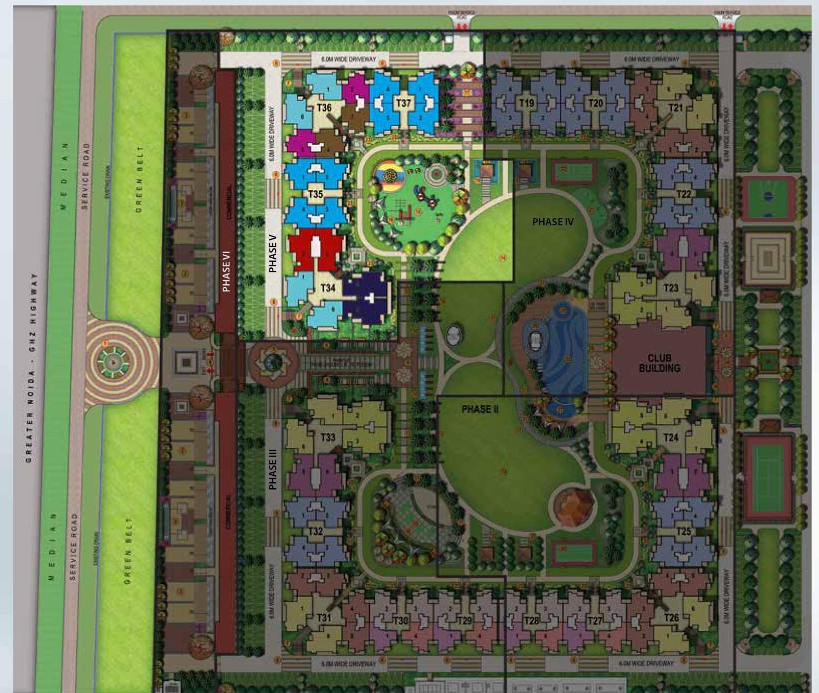 Nirala Estate Site Plan
