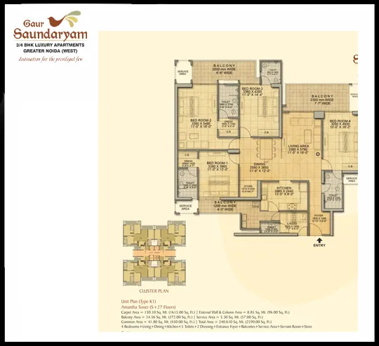 4 BHK 2590